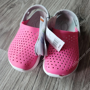 크록스 라이트라이드 클로그 신발 175 새상품 핑크