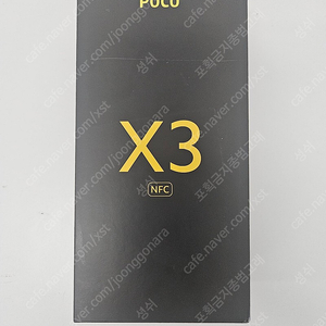 포코폰 poco x3 nfc 6+64 섀도우 그레이 단순개봉 미사용 새상품