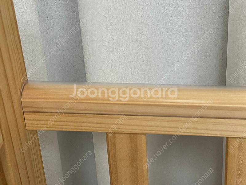 쁘띠라뺑 뉴 에코베어 원목 아기침대 판매--3