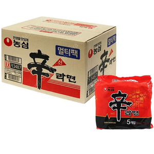 신라면 40개 한박스 24,000원