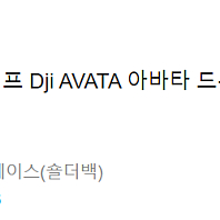 DJI 아바타 드론