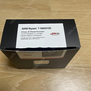 AMD Ryzen7 7800X3D 대원 정품 팝니다