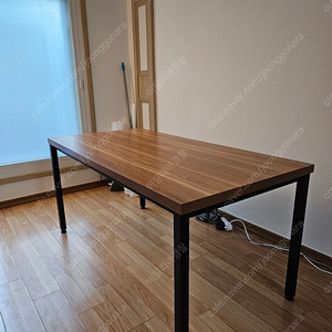 테이블 책상 1600x800 카페 철제 스틸