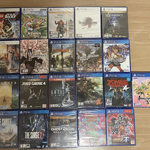 PS4, PS5 미개봉 게임만 판매합니다(리스트 많음)