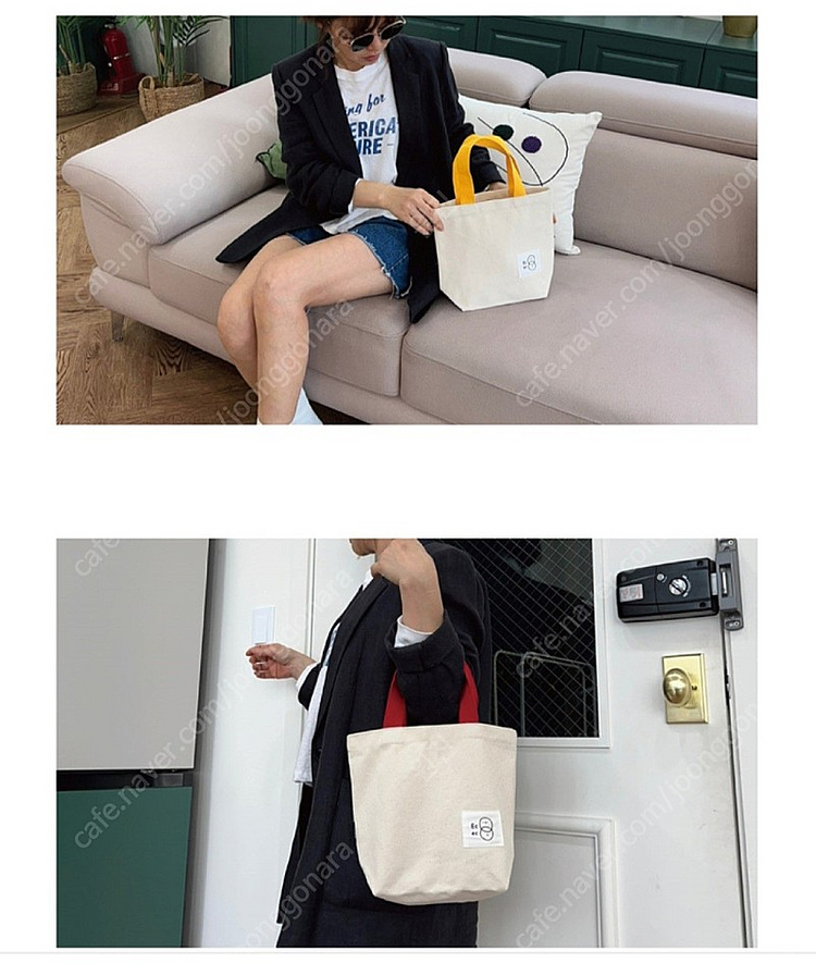 크로스백. 체크와펜백 에코백--3