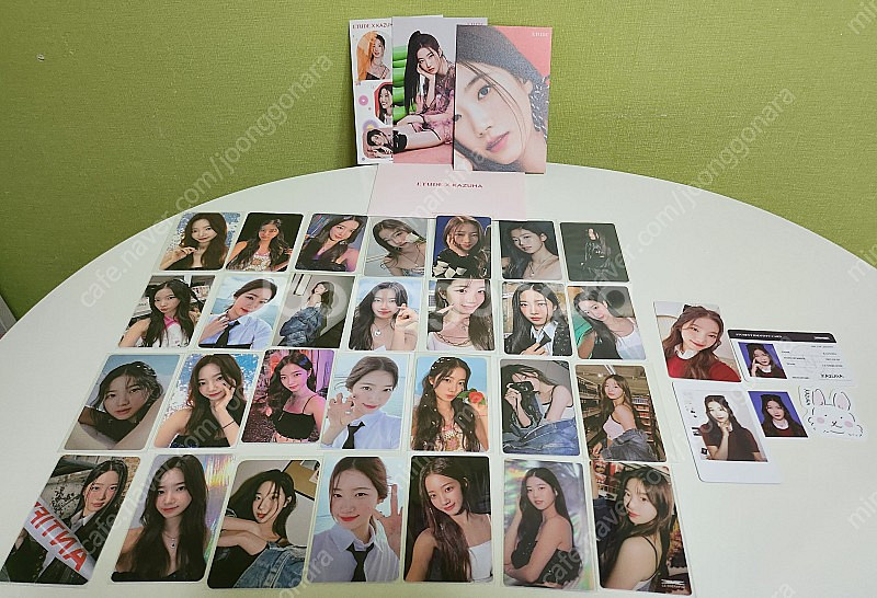 일반택포-르세라핌 카즈하 포카 30장, 에뛰뜨 엽서,시...--0