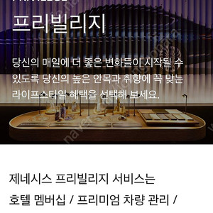 제네시스 G80 프리빌리지양도