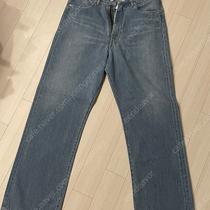 24ss 오라리 셀비지 페이디드 라이트 데님 4size