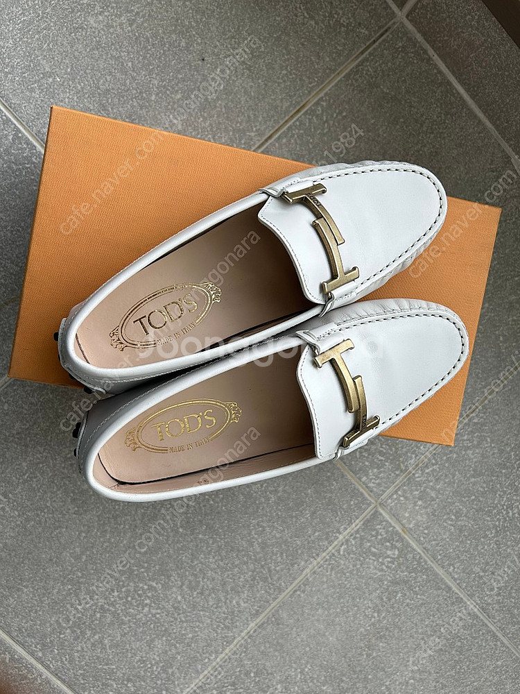 토즈 드라이빙 슈즈 36사이즈(화이트)--5