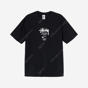 나이키 X 스투시 월드투어 티셔츠 US/EU (블랙) XL