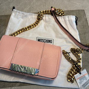 [떨이] 모스키노 여자 가방 미사용제품 (핑크색)