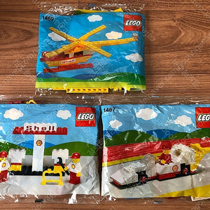 올드레고 1986년 발매 레고 쉘 레어제품 1467, 1469, 1470 미개봉 새제품 판매합니다.