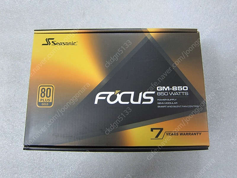 [정격 850W] 시소닉 FOCUS GOLD GM-850 Modular (AS 2028년 11월)