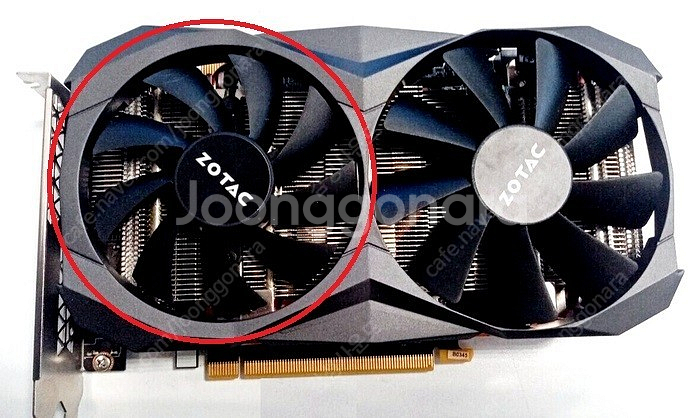 그래픽카드 팬 P106-100RX5705801060--6