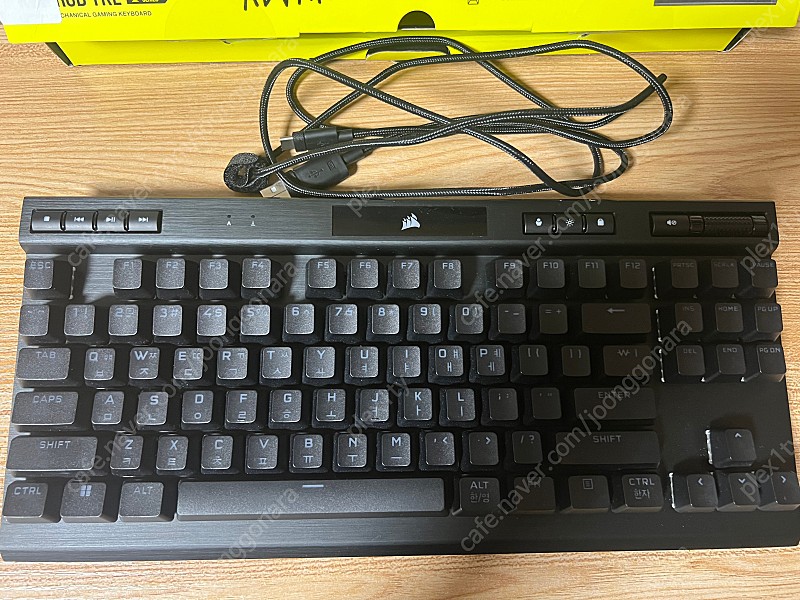 커세어 k70 tkl opx 광축 텐키리스 키보드