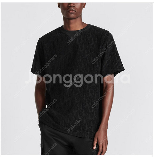 [삽니다] 디올 오블리크 테리 반팔 블랙 S--1