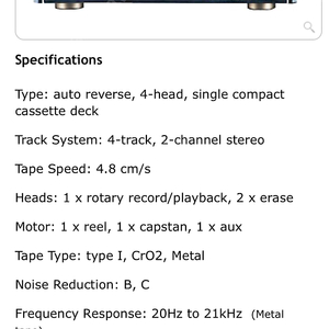 Teac 데크 R-9000(정비품)