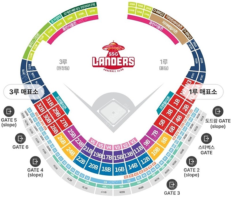 (정가양도) 4월 21일 (일) 인천 문학 LG vs SSG DH2차전 17:00 테이블 2연석/3연석,3루패밀리존 판매합니다