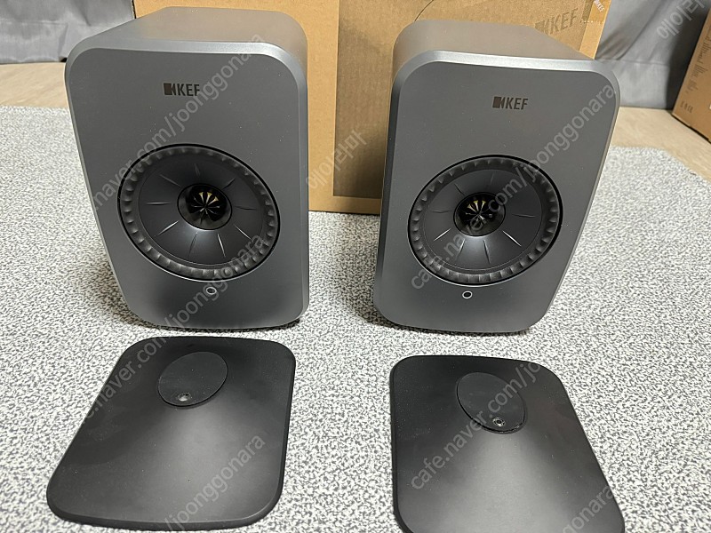 KEF LSX2 LT 그레이 + P1 스탠드 팝니다