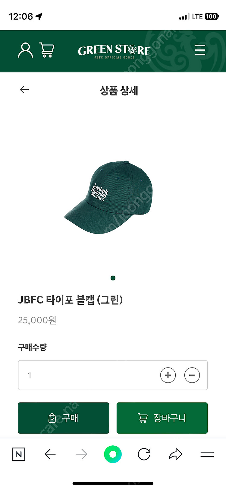 전북현대 타이포볼캡--1