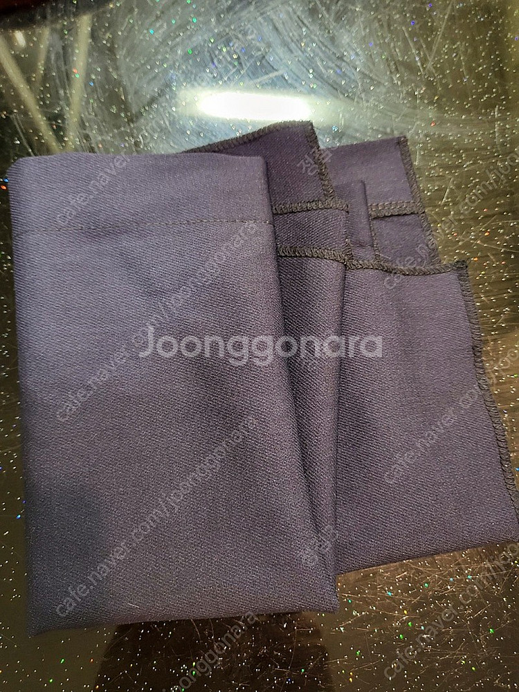 상모 벙거지 흑포 꽃천 세트 팝니다--3