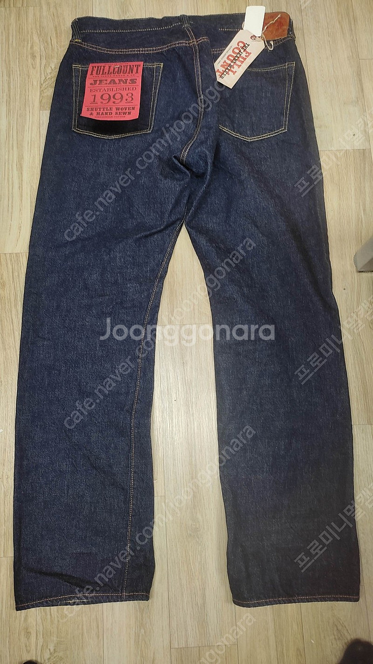 (급매)풀카운트 1101w 38사이즈 1회 세탁,건조제품 새상품급 팝니다!(국내사이즈36)--0