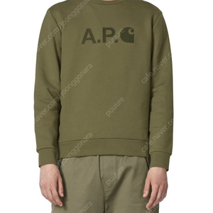 Apc x carhartt wip 아페쎄 칼하트윕 콜라보 스웻셔츠 맨투맨