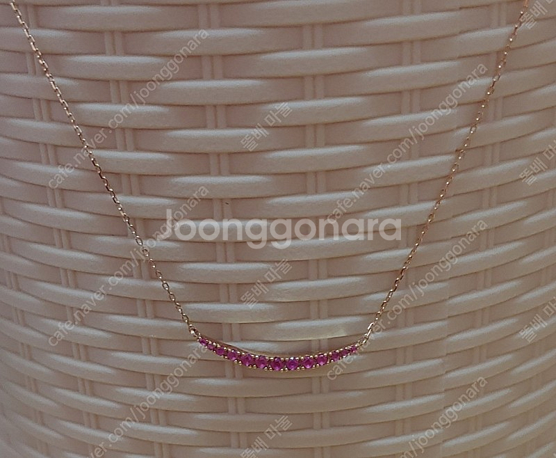 14k 목걸이(핑.골)--0