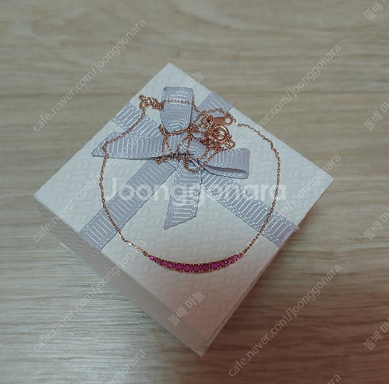 14k 목걸이(핑.골)--1