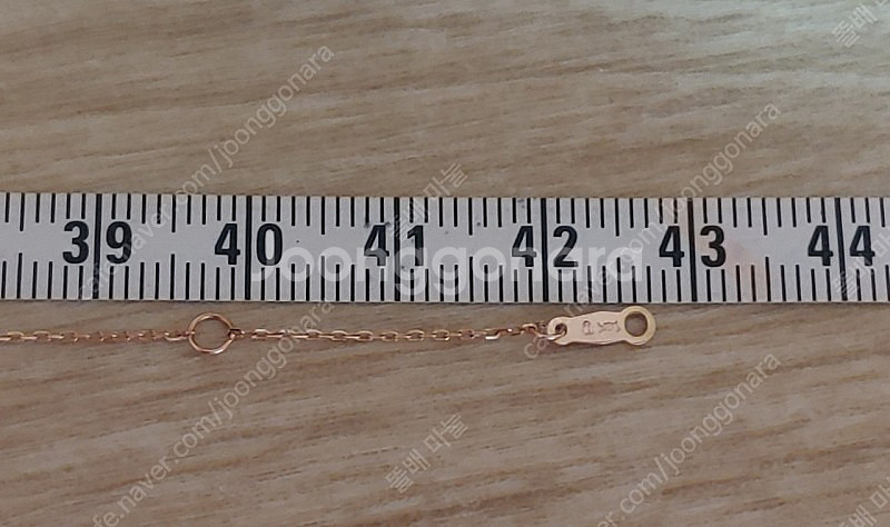 14k 목걸이(핑.골)--3