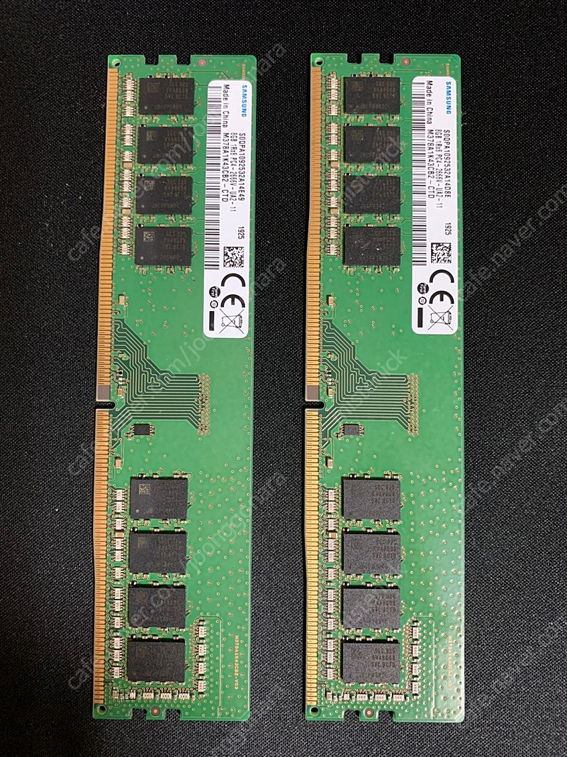 삼성램 DDR4 8G*2 PC4-21300 2666mhz(개인사용자)