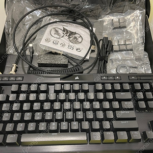 커세어 k70 RGB TKL Champion series + icue LT100 스타터킷