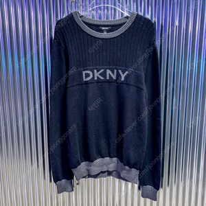 DKNY 코튼 라운드넥 니트 (국내 M) C944