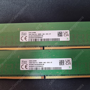 하이닉스 DDR5-5600 16G * 2 언락 팝니다.