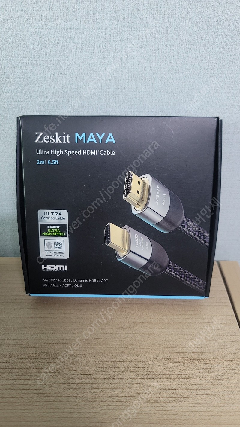 zeskit maya 2m hdmi2.1 케이블