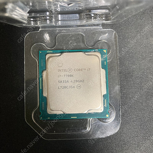 인텔 i7-7700K 뚜따된거 팔아요