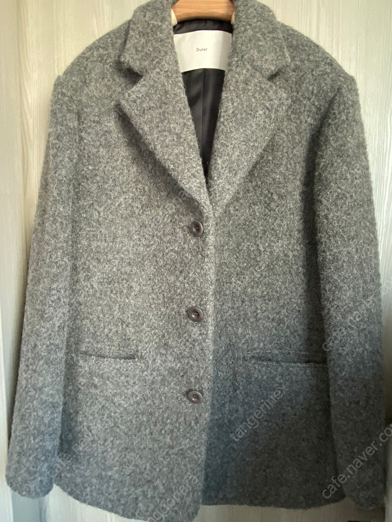 던스트dunst BOUCLE WOOL JACKET MELANGE GREY XS사이즈 판매합니다