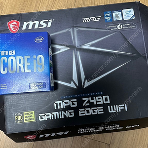 i9-10900f + z490 게이밍엣지 와이파이