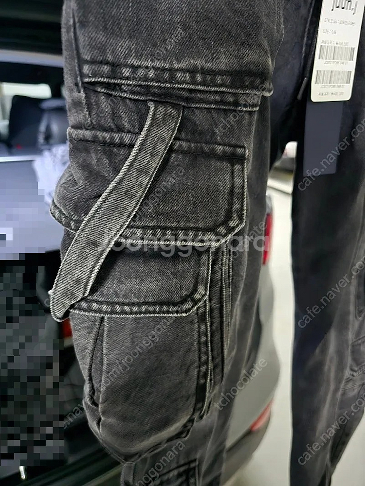 준지 19FW 멀티 카고 데님 조거 흑청 [48] 팝니다! JC9721PD85--2