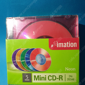 imation Mini CD-R Neon 5개set