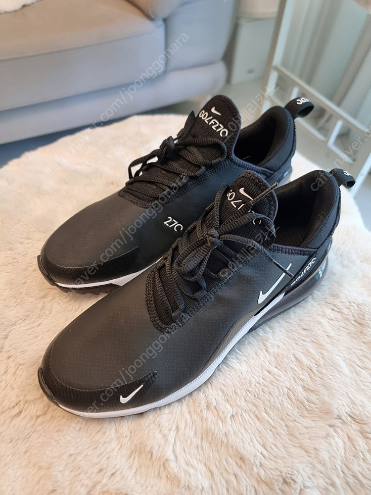 새상품 나이키 에어맥스 270G 남성 골프화 블랙 275--1