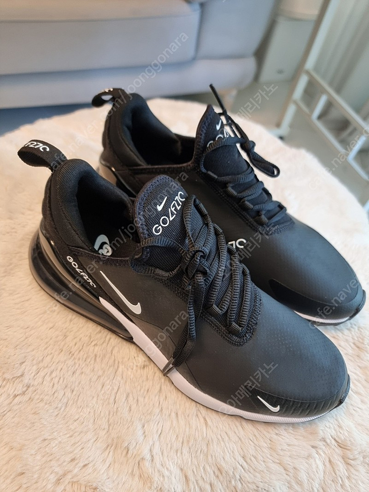 새상품 나이키 에어맥스 270G 남성 골프화 블랙 275--2