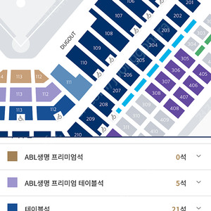 창원NC파크 4월 26일 NC : 롯데 1루 내야 시즌권 좌석 판매