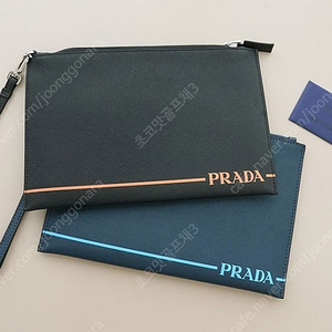 PRADA 프라다 사피아노 레더 로고 스트랩 파우치 색상 2가지