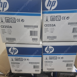 HP 504A CE251A CE252A CE253A 레이져토너 정품 미개봉 CP3525 CM3530