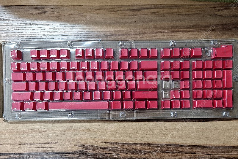 기계식 키보드 OEM 키캡 레드 세트--0
