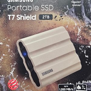 삼성 외장 ssd t7 2tb shield 미개봉 새상품