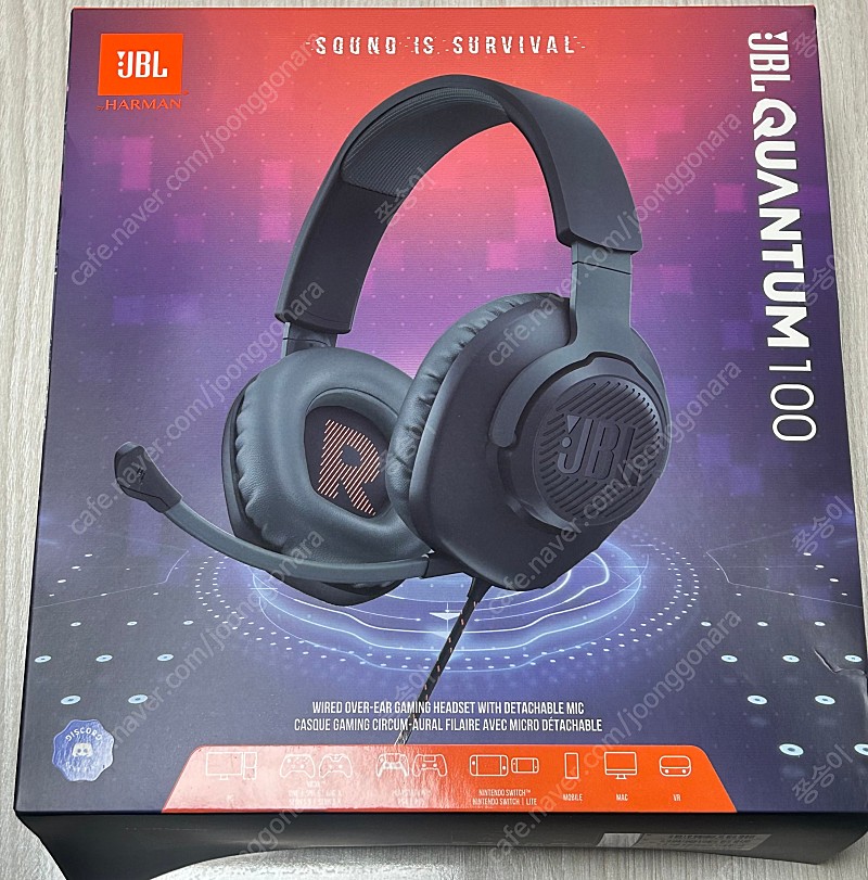 JBL quantum 100 퀀텀 헤드셋