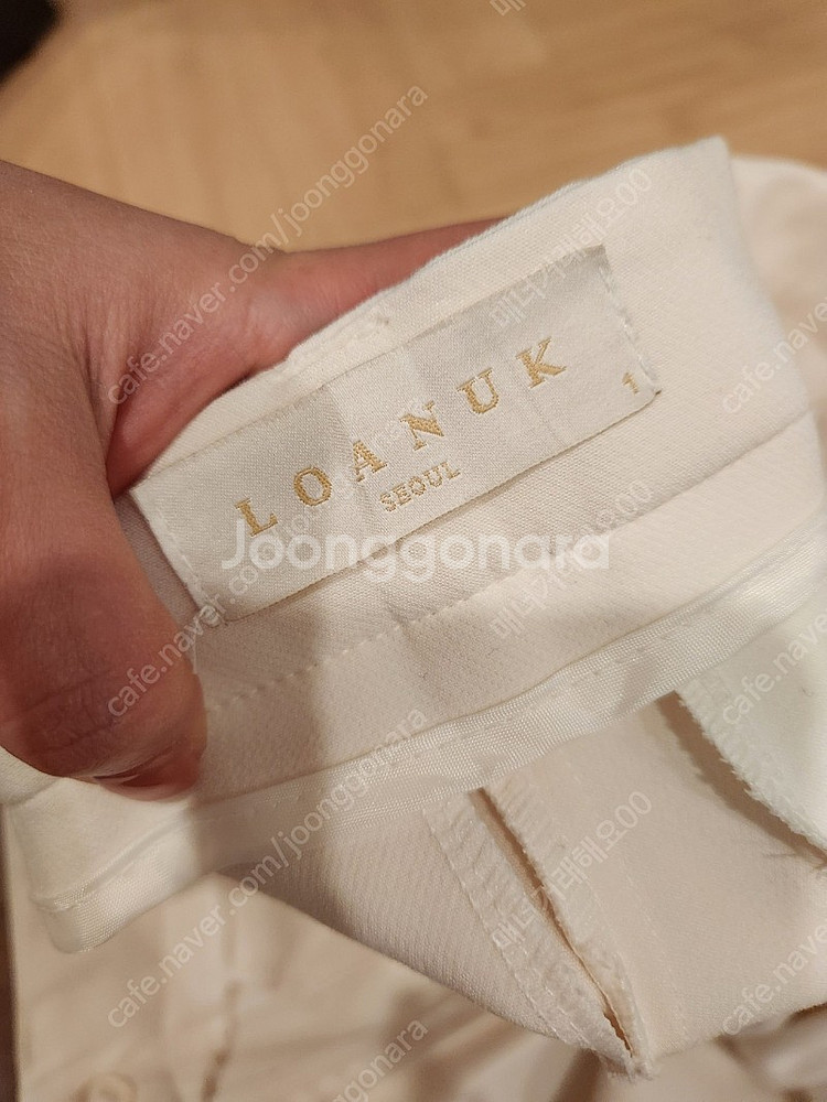 *새상품* 로아루크 직장인 여성 화이트 정장 바지--1
