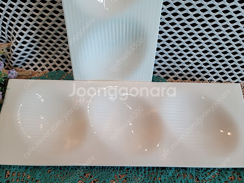 행남자기 화이트 3구 써빙접시 9점( 소분가능)--5